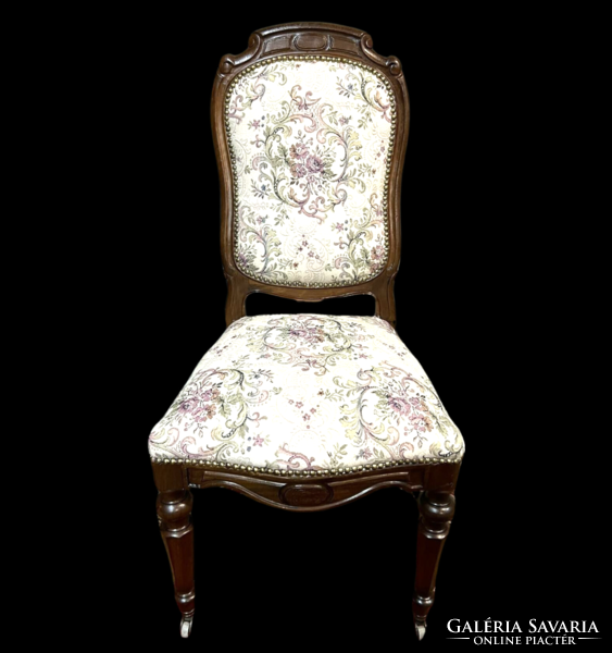 Antique restored chippendale style upholstered chair