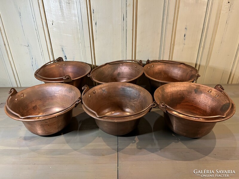Copper offering cauldrons