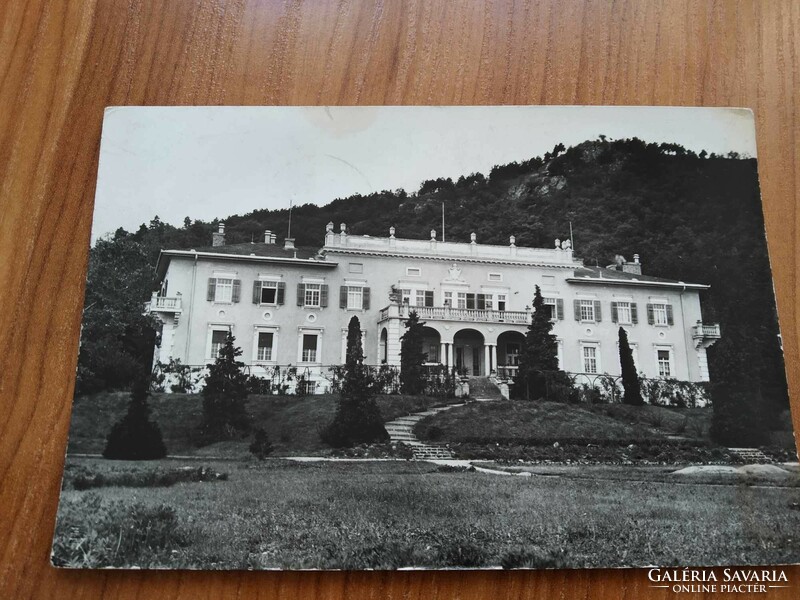 Old postcard, Balaton, Park Hostel, 1959.