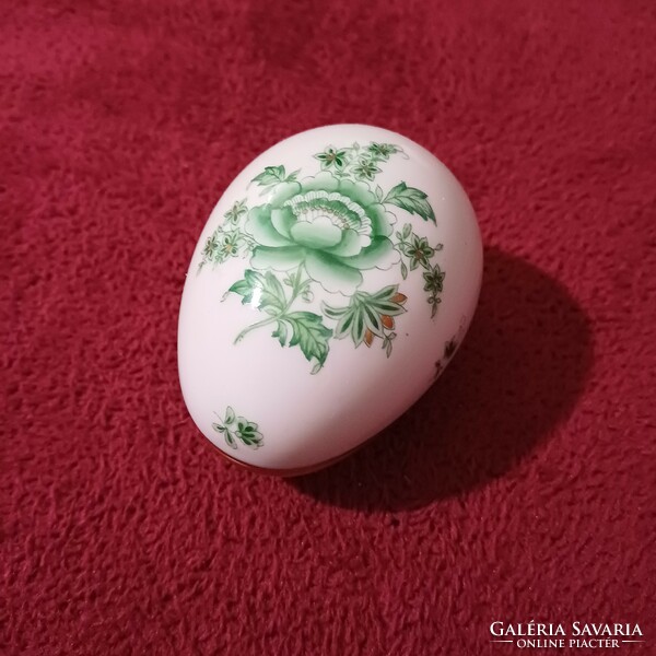Herend bonbonier porcelain egg