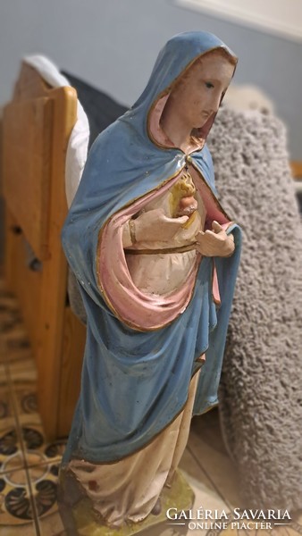 Hatalmas Antik Mária szobor 78 cm