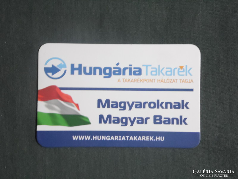 Card calendar, smaller size, Hungarian savings cooperative, 2013