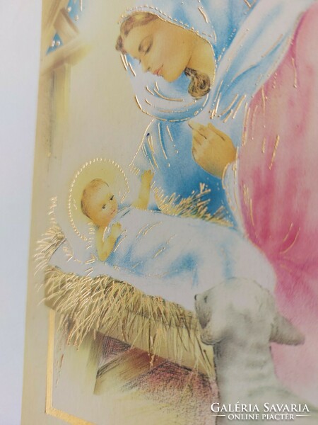 Régi karácsonyi képeslap 1993 levelezőlap