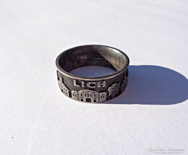 Lich város ezüst gyűrű