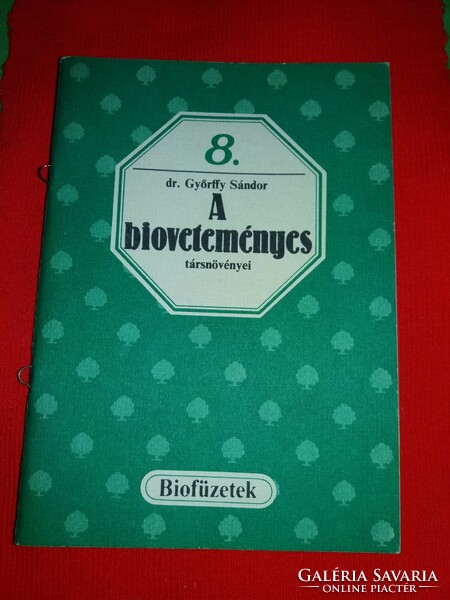 Dr. Sándor Győrffy: organic crops - organic booklets 8. Number according to the pictures