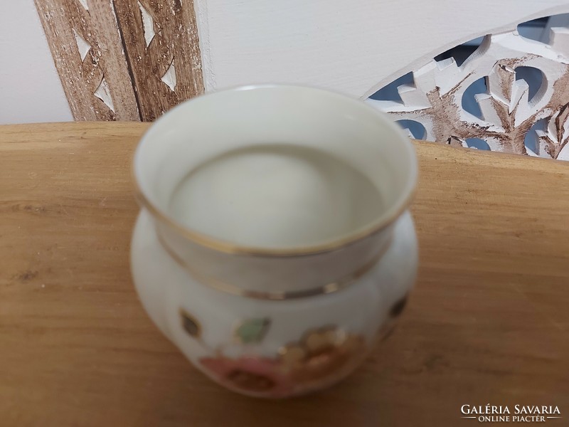 Zsolnay butterfly pattern porcelain mini bowl