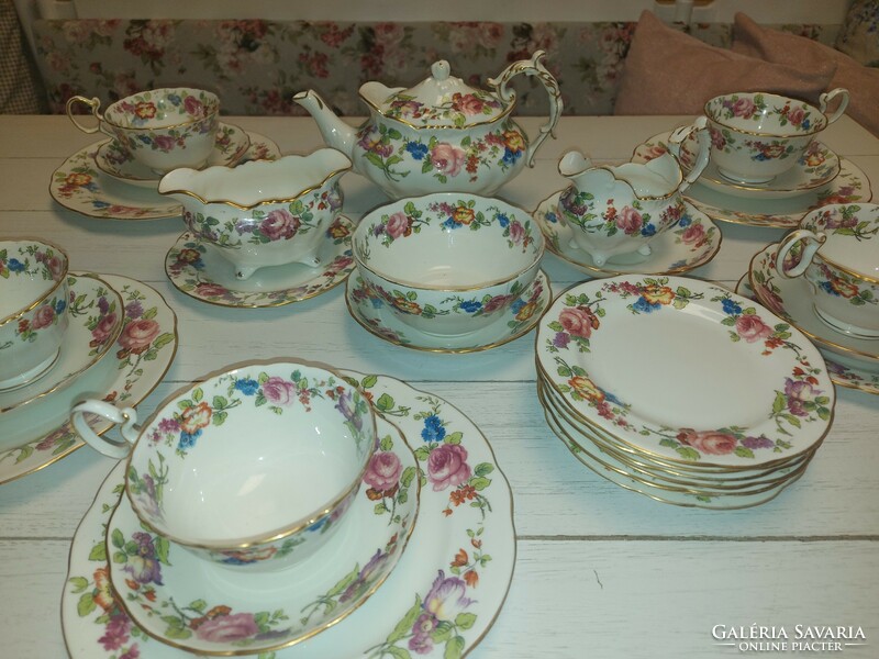 English hammersley&co porcelain breakfast set