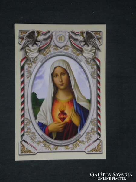 Card calendar, religion, holidays, little Jesus, Virgin Mary, graphic designer, 2019
