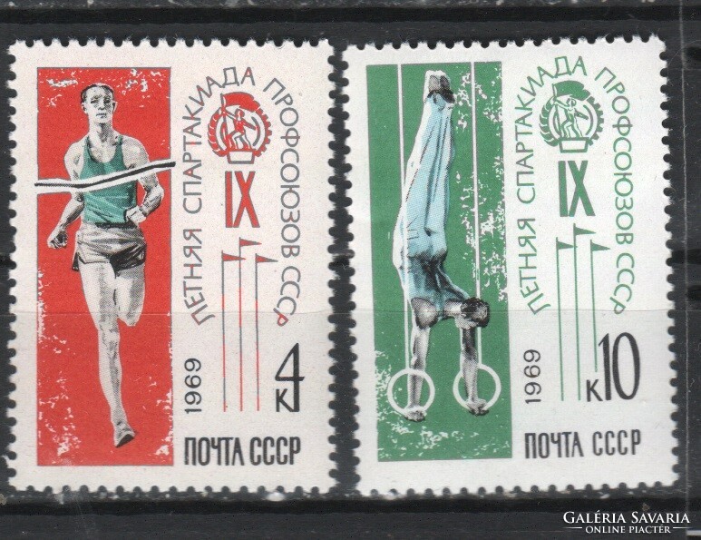 Post-pure Soviet Union 0423 mi 3656-3657 0.60 euros