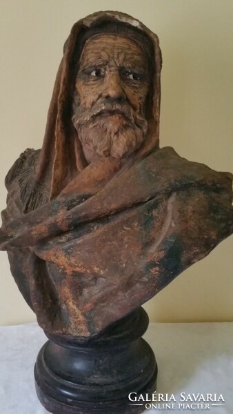 János Petrides terracotta original bust