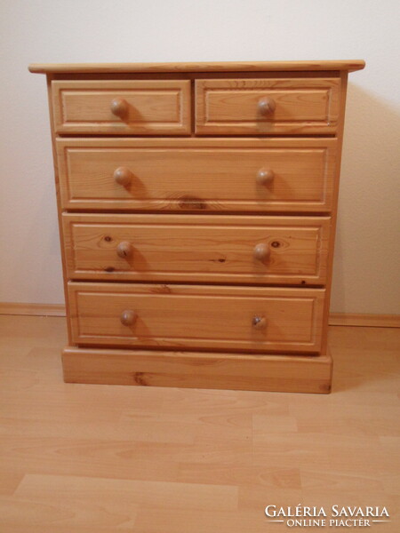 Solid pine chest of drawers, chest of drawers