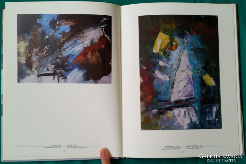 Kálmán Nagy painter exhibition catalog 2016 signed - fine arts, painting