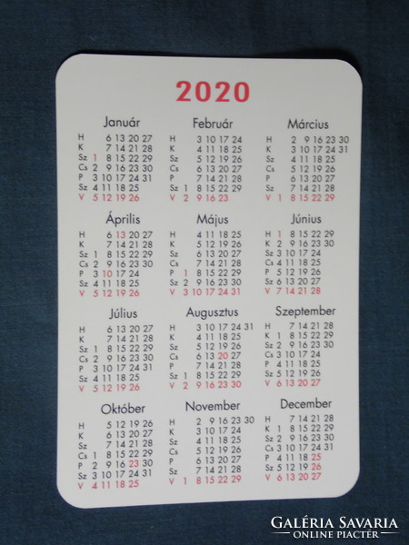 Card calendar, erzsébet pharmacy, pharmacy, pope, flower, plant, coffee flower, 2020 (1)