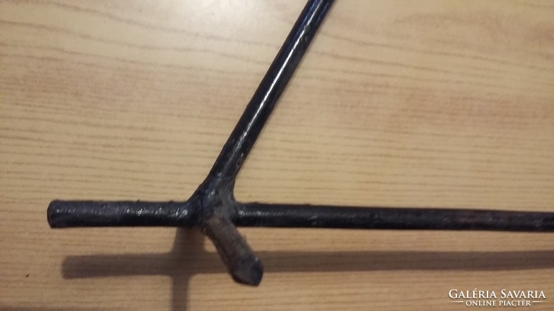 Old iron shelf bracket, metal frame