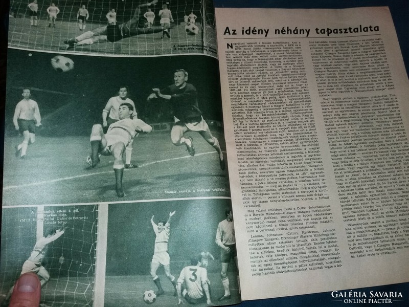 1967. június LABDARÚGÁS magyar labdarúgó újság magazin a képek szerint