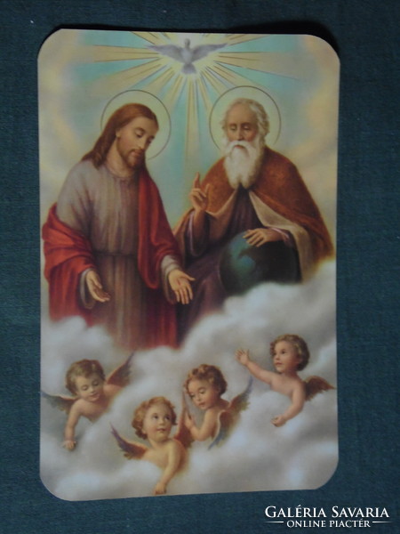 Kártyanaptár, vallás, ünnepek, Jézus Krisztus, angyal ,grafikai rajzos, 2009