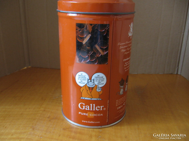 Galler macskanyelv fém doboz