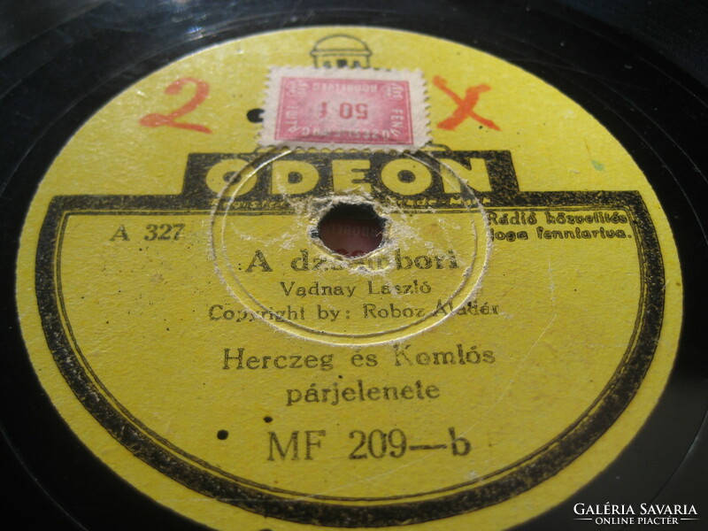 Gramophone records, 6 pieces, 78 revolutions