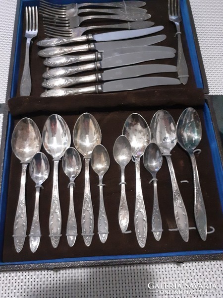 Russian cutlery set of 24 pieces.