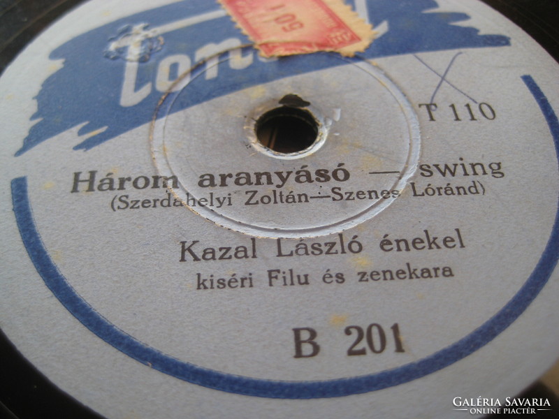 Gramophone records, 7 pcs., 78 revolutions