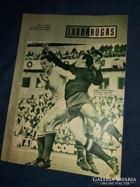 1967. June football Hungarian football newspaper magazine according to the pictures