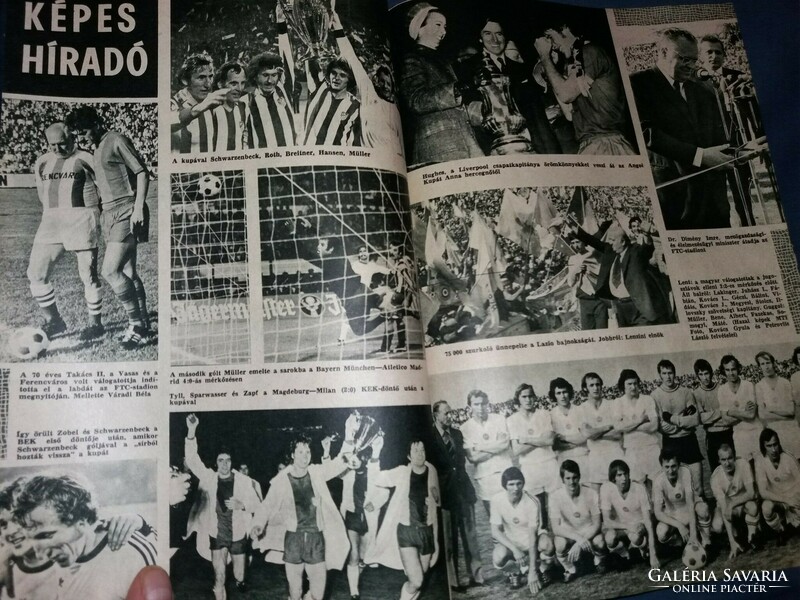 1974.június LABDARÚGÁS magyar labdarúgó újság magazin a képek szerint
