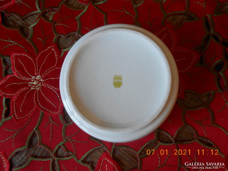 Zsolnay duna intercontinental patterned porcelain ashtray