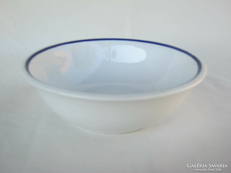 Zsolnay porcelán leveses mély menza tányér