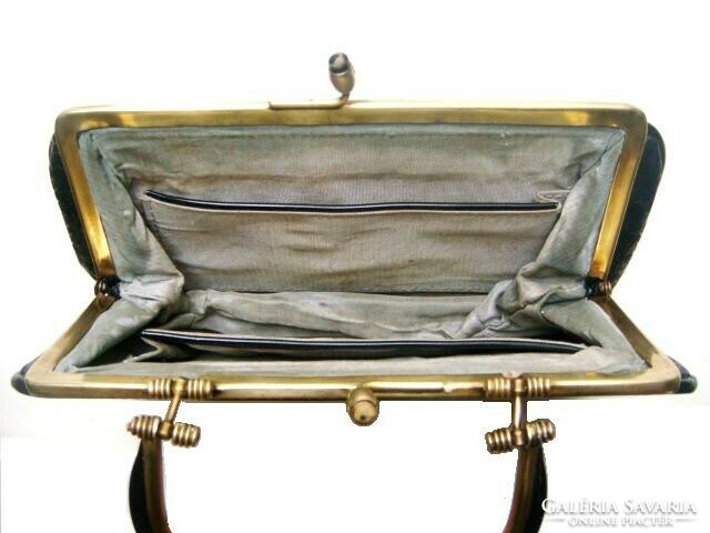 Antique clutch, unique old reticule, Sinház handbag, true but beautiful!