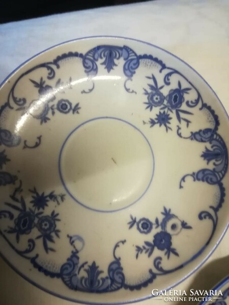 Zsolnay porcelain, older decorated mocha set