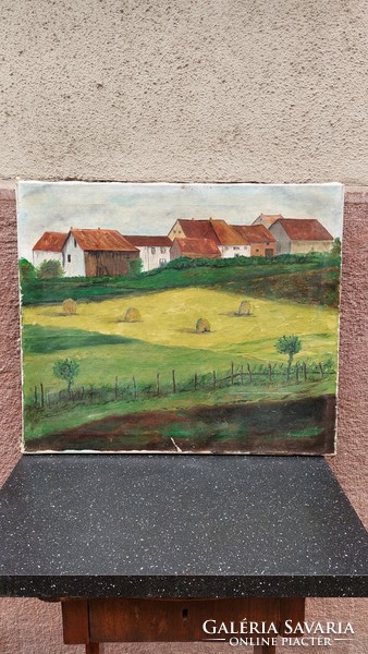 Tóth Sándor olaj-vászon festmény