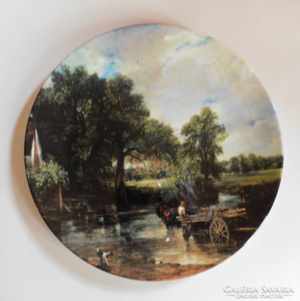 Royal doulton rural viable plate - the hay cart - 21 cm