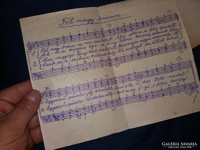 Antique church choir singing sheet music in beautiful condition according to the pictures