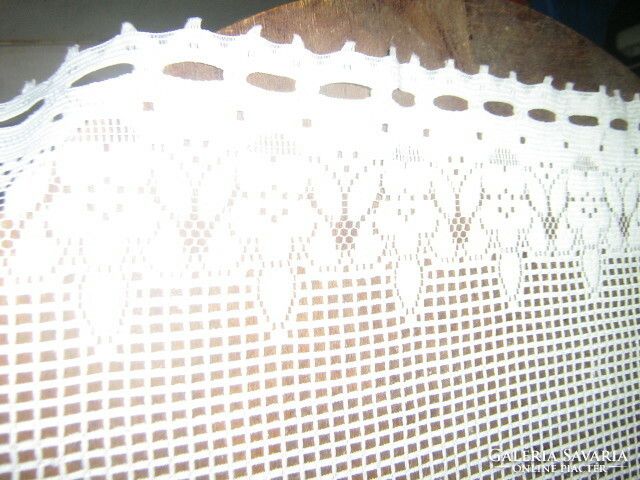 Csodaszép fehér napernyős vitrázs függöny különlegesség