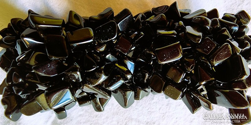 3-row onyx bracelet
