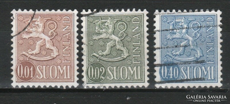 Finnország 0386 Mi 636-638     0,60 Euró