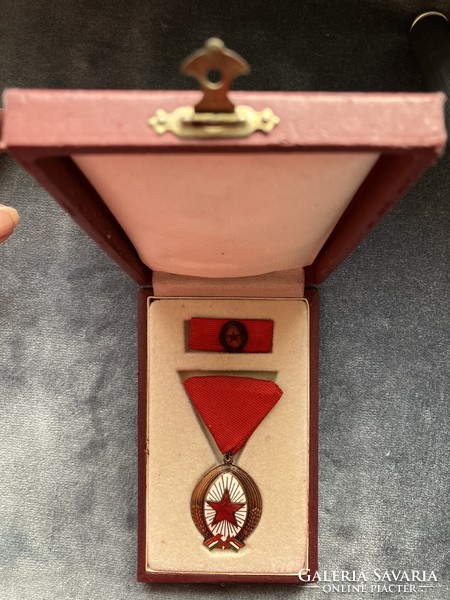 Order of Merit bronze degree with miniature in box