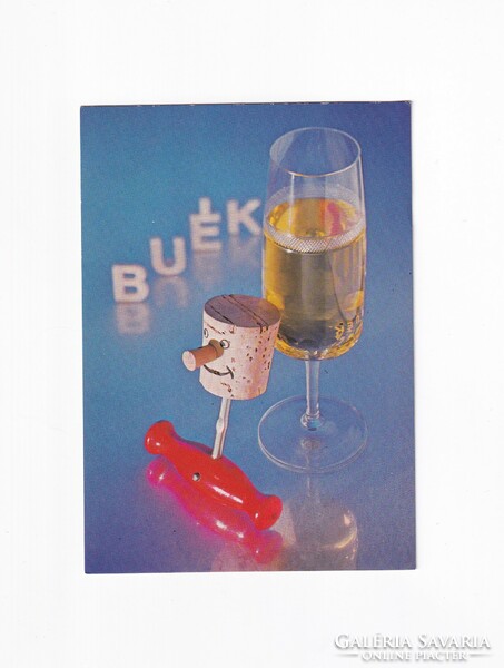 B:09 New Year - Búék postcard