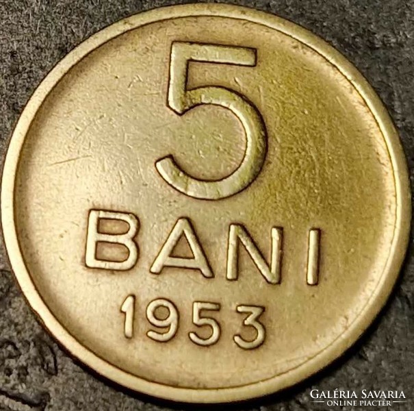 Romania 5 bani, 1953