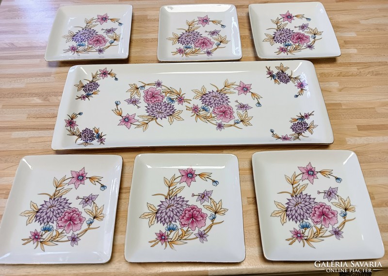 Hollóháza floral cake set