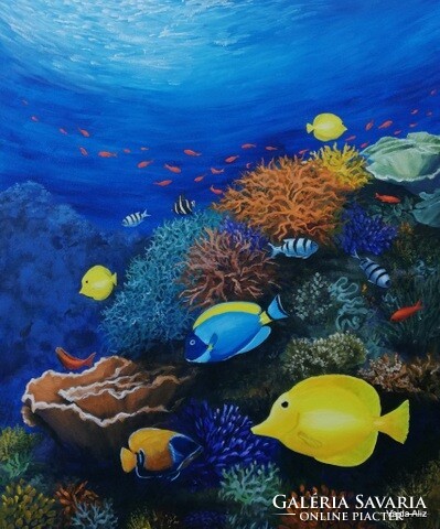 Coral reef - painting