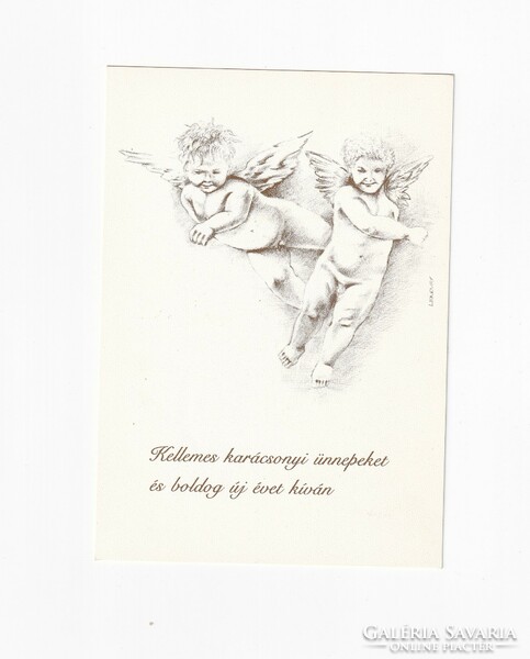 K:024 Merry Christmas. Card-postcard religious
