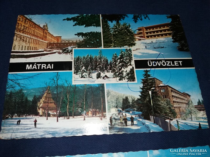 1980. Mátra postcard according to the pictures