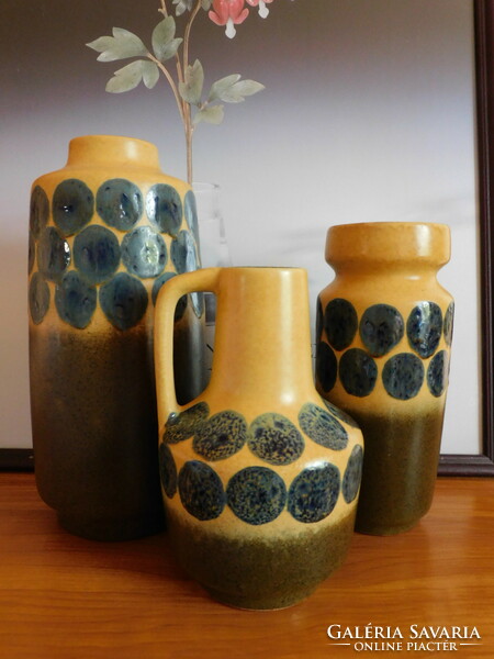 Veb haldensleben vase family - three pieces
