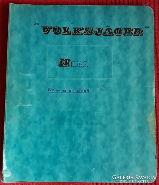 Volksjager - kiadatlan kézirat - angol nyelvű szakkönyv
