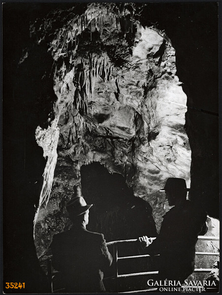 Larger size, photo art work by István Szendrő. Pál-völgyi- stalactite cave, Budapest.