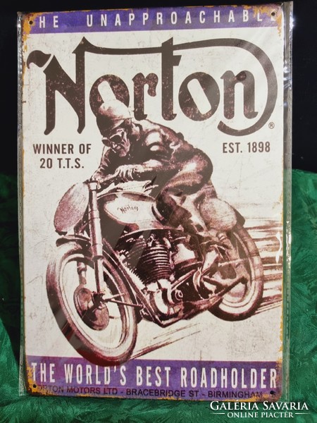 Motorcycle vintage metal sign new! (100)