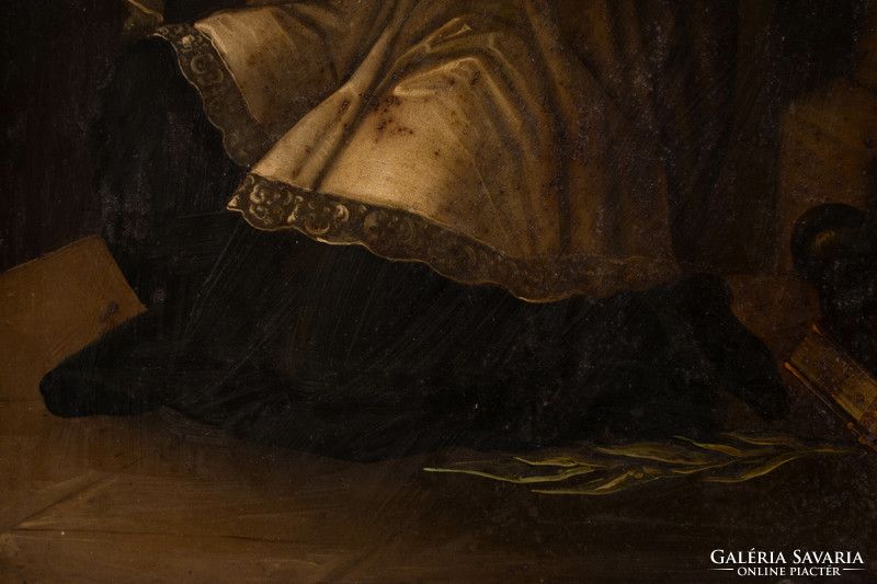 Ismeretlen festő:Nepomuki Szent János, 19.század