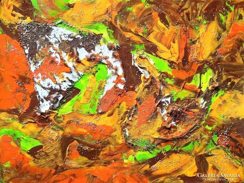 Zsm abstract painting autumn shadows