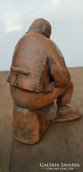 Old ceramic statue....Flawless...16 cm high